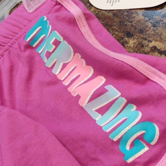 NWT mermazing 2 pairs of shorts medium (7-8) - Picture 3 of 4